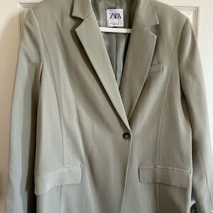 Zara Sage Green Jacket